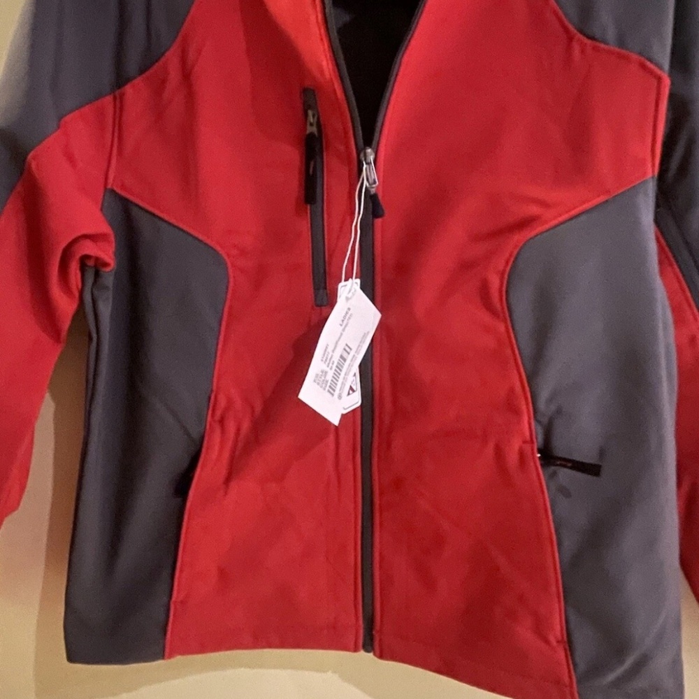 North End - Women's Compass Colour Block Soft Shell Jacket Large - Picture 2 of 8